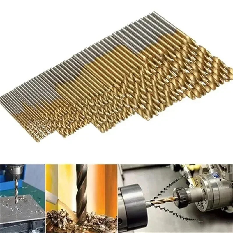 Power Quality Tools - HSS Titanium Coated Twist Drill Bit