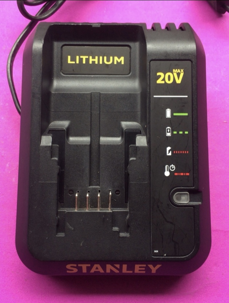 Power Tools Stanley - 20V 1A Battery Charger for STANLEY