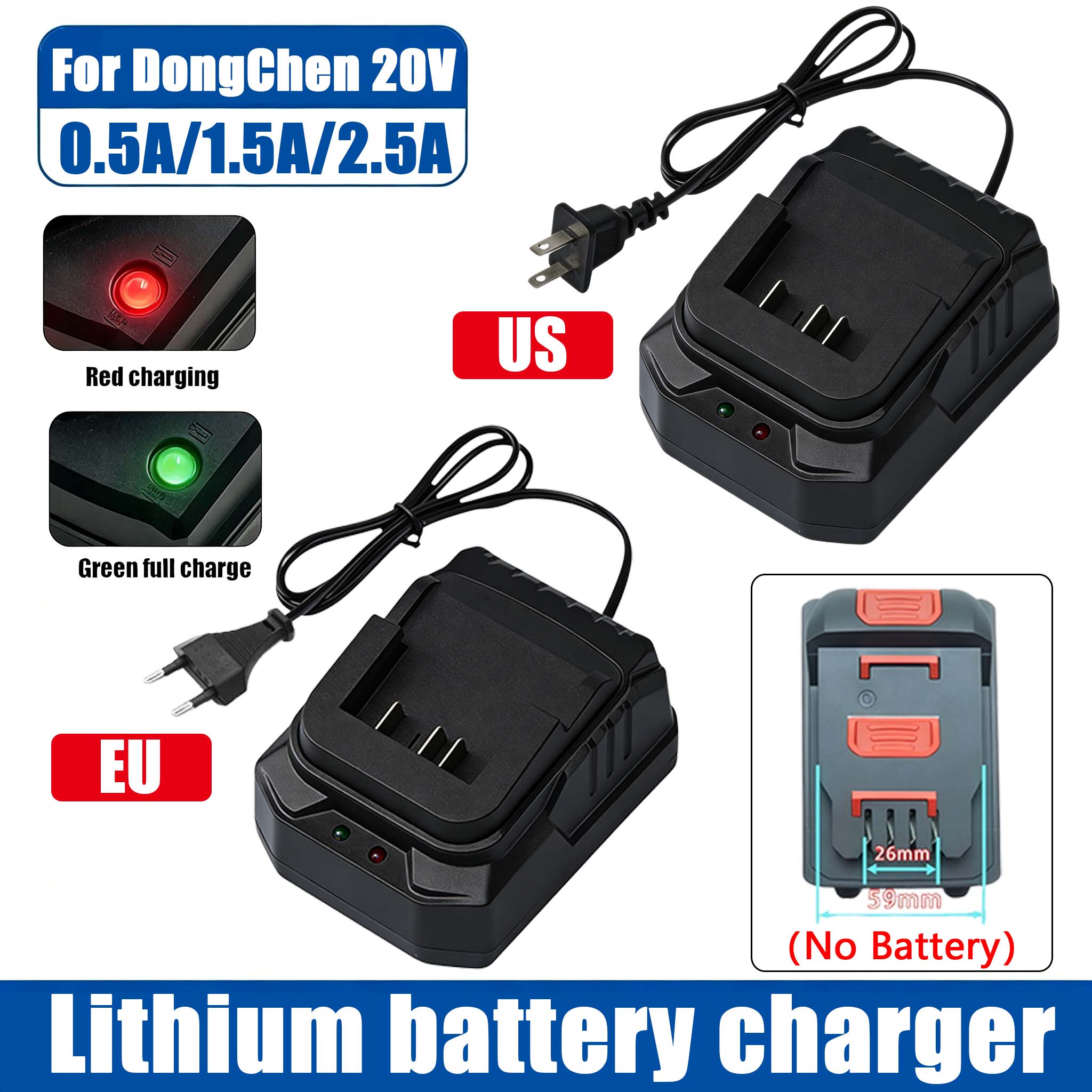 Power Tools Dongcheng - 1Pcs For DongCheng 20V Lithium Battery
