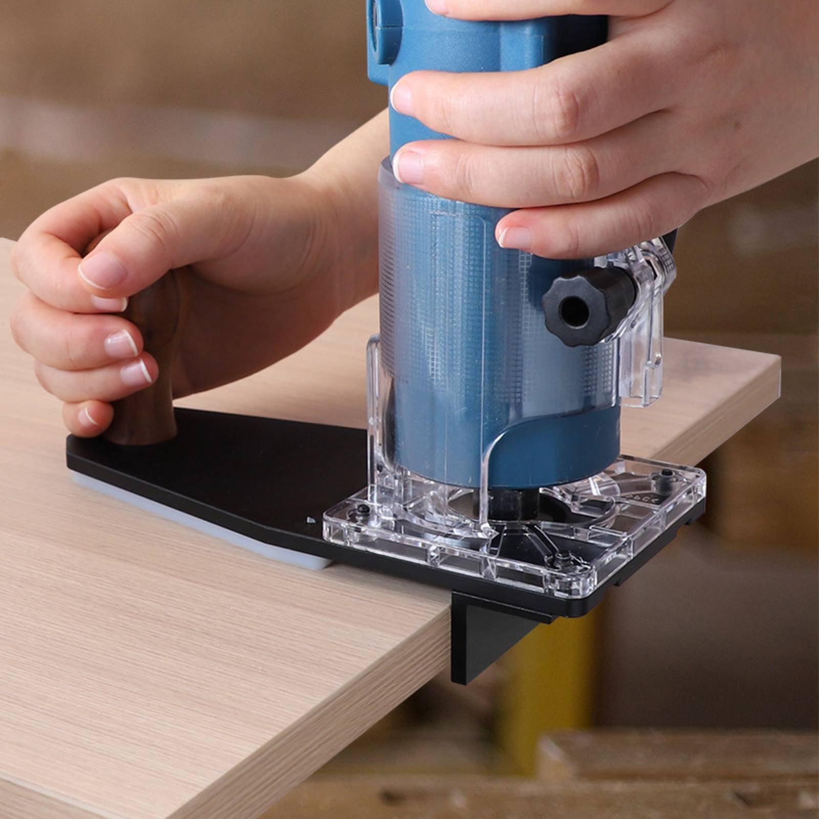 Power Tools In Construction - Border Trimming Base Stable Control Round
