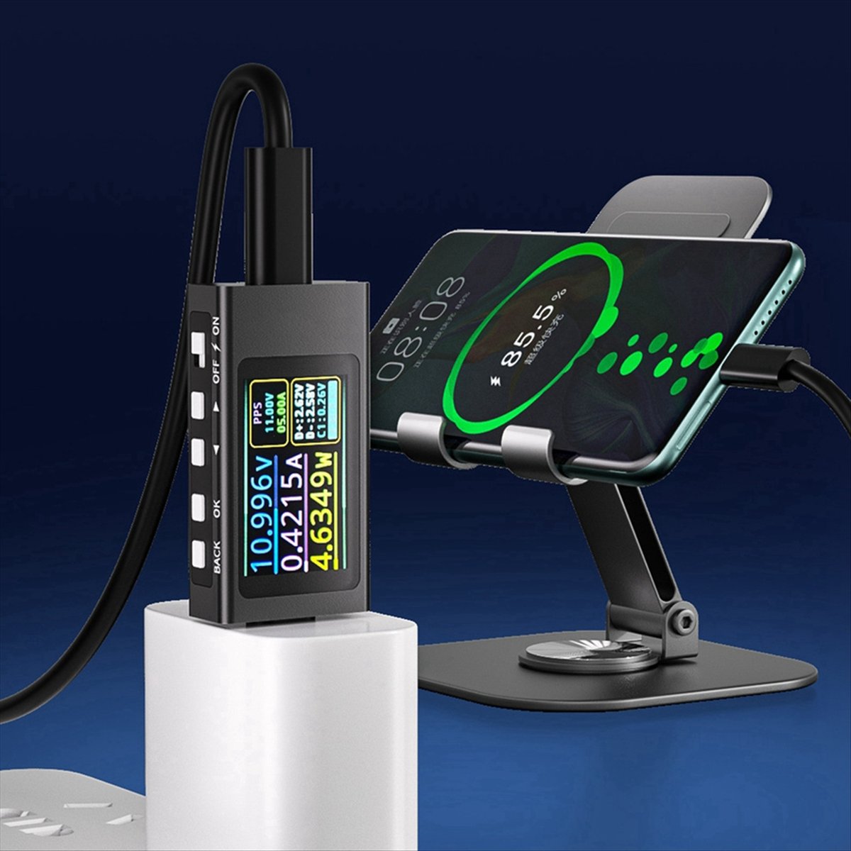 Power Tools Voltage - KWS-X1 Power Meter Type-C Tester Multifunction