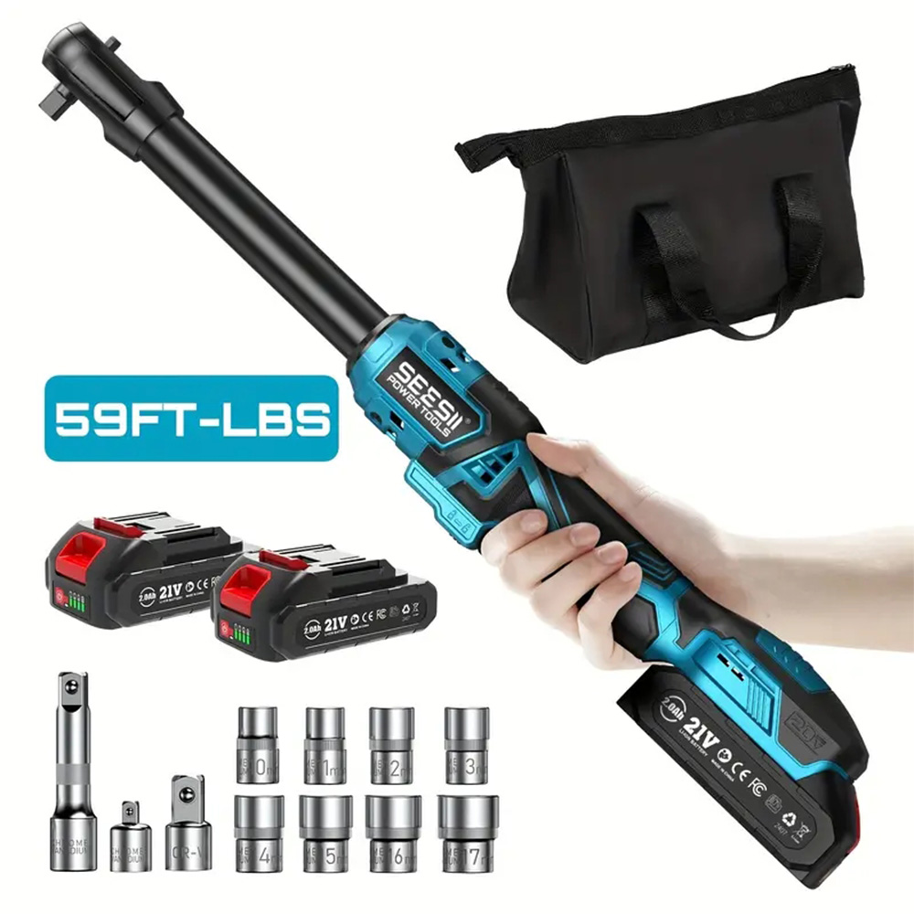 Bag Power Tools - SEESII 6.3'' Extended Electric Ratchet Wrench