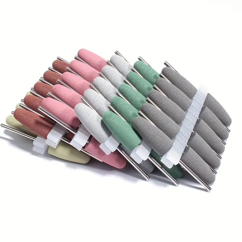 Power Tools Review - 10pcs Silicone Nail Drill Bit Cutter
