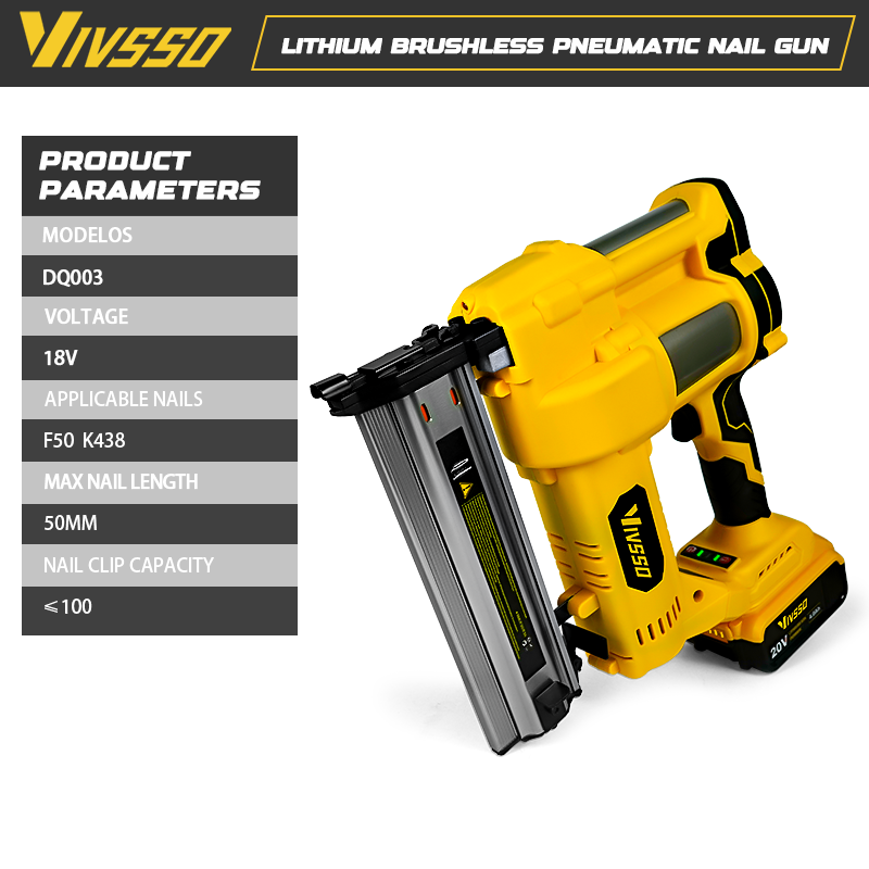 VIVSSO Brushless Electric Nail - Power Tools Battery ulasan dan harga