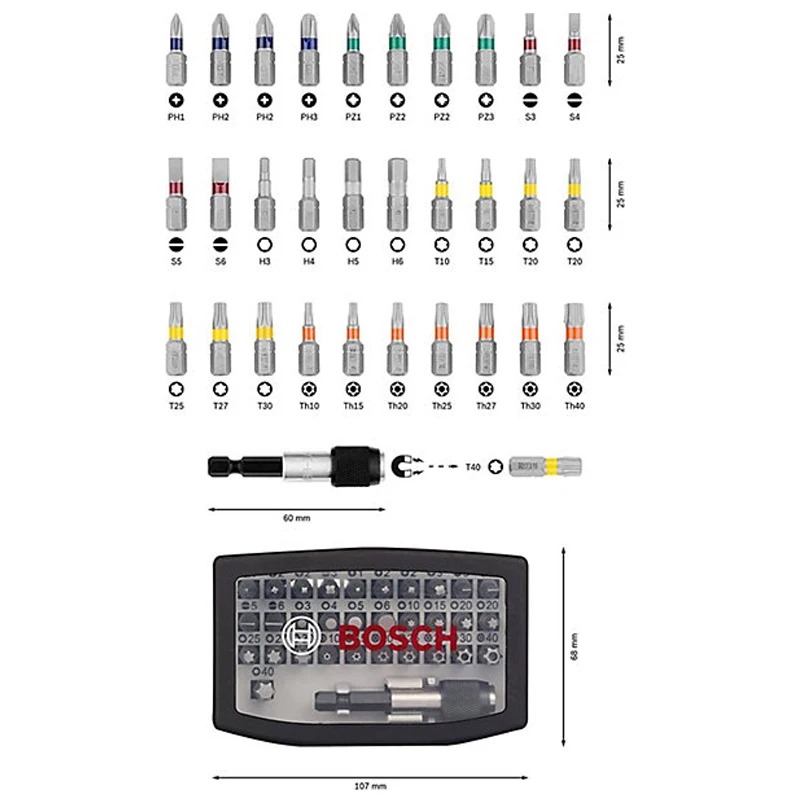 BOSCH 2607017359 Crewdriver Bi - Power Quality Tools ulasan dan harga