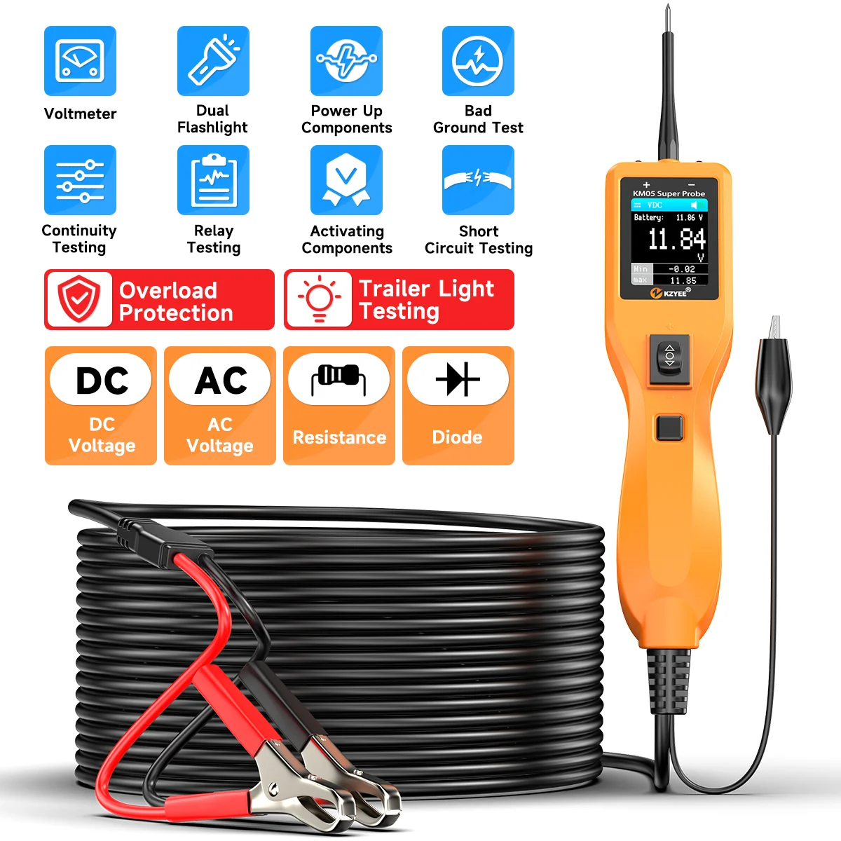 Car Circuit Probe Kit Circuit  - Power Tools Inspection ulasan dan harga