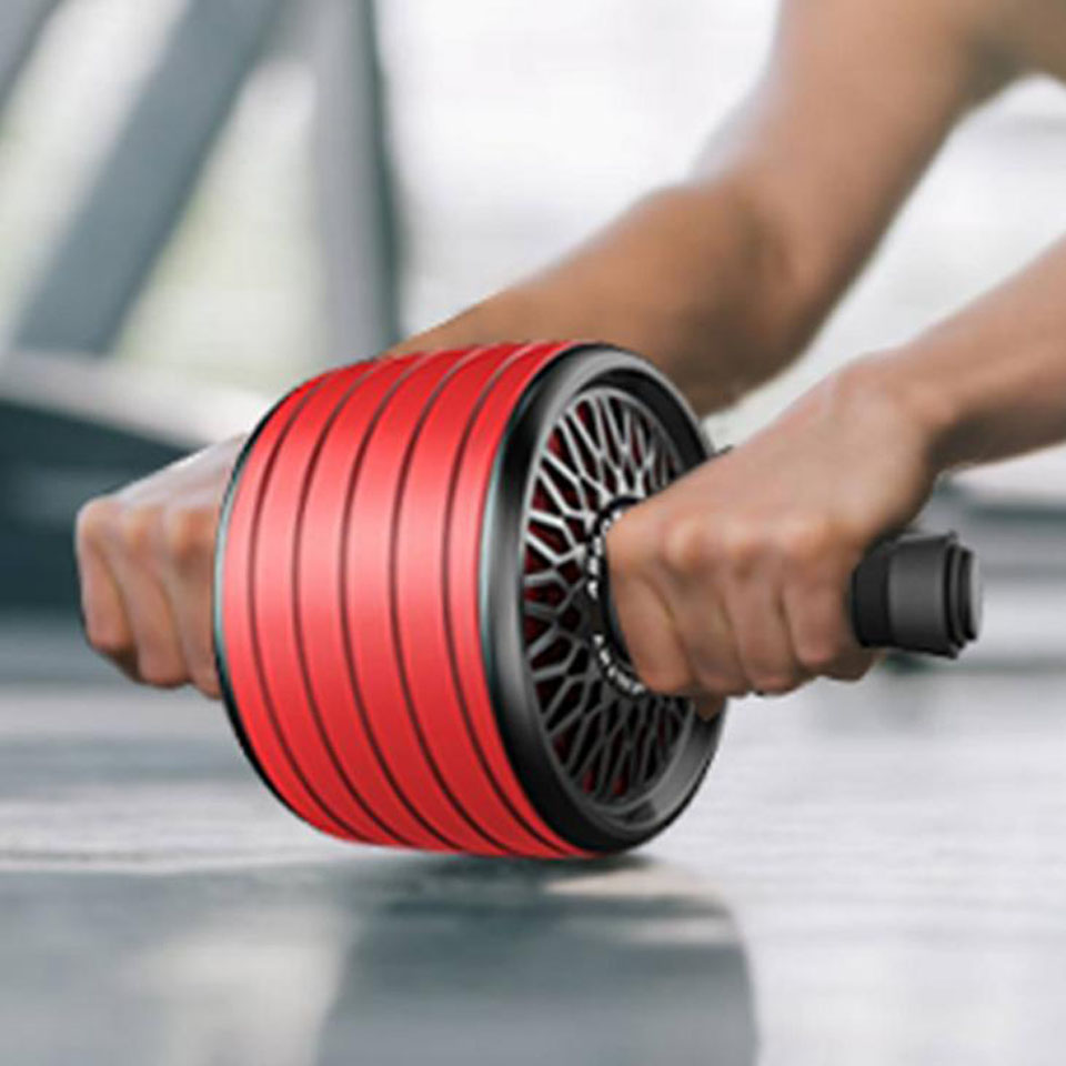 Ab Roller Wheel Muscle Exercis - Power Tools Training ulasan dan harga