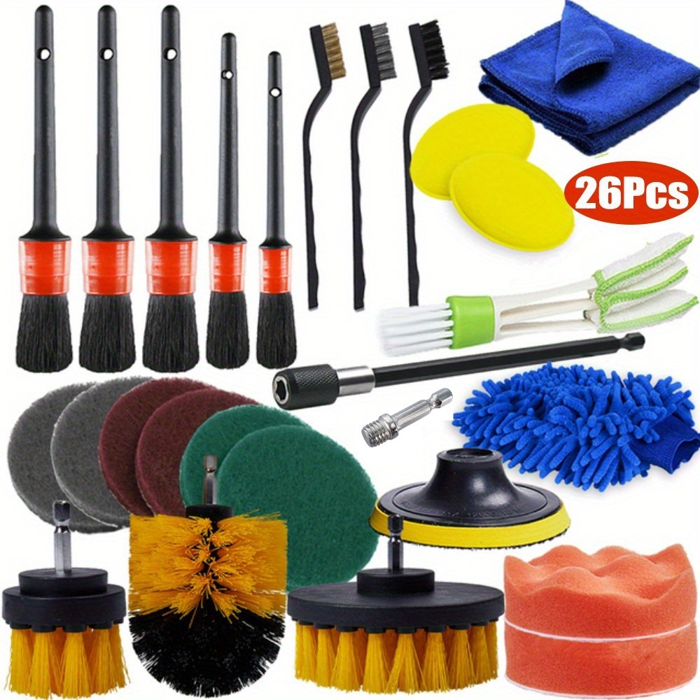 26/17/13/5Pcs Detailing Brush  - Power Tools List ulasan dan harga