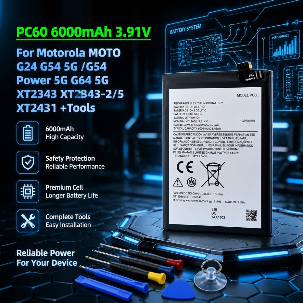 Hot Sale New PC60 6000mAh 3.91 - Power Xt Tools ulasan dan harga