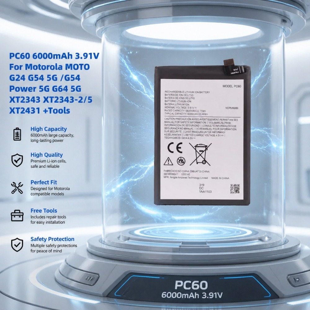 Hot Sale New PC60 6000mAh 3.91 - Power Xt Tools ulasan dan harga
