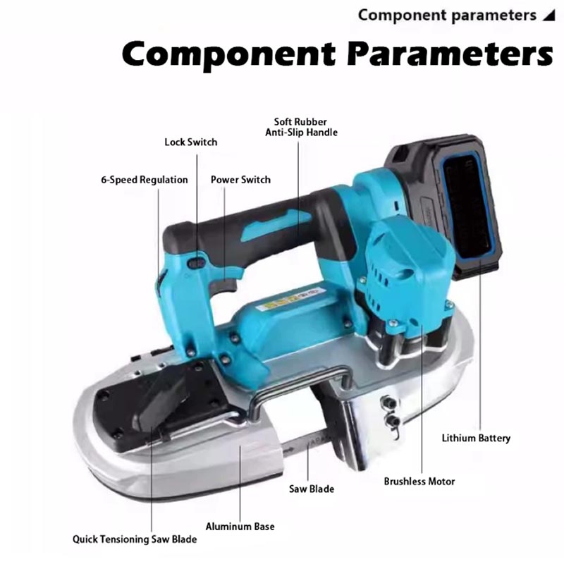 490W Portable Brushless Band S - Power Tools Cordless ulasan dan harga
