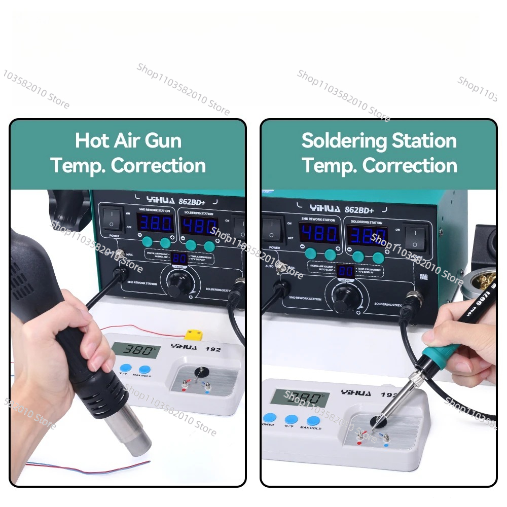 YIHUA 862BD+ Hot Air Gun Solde - Power Tools Used In Welding ulasan dan harga