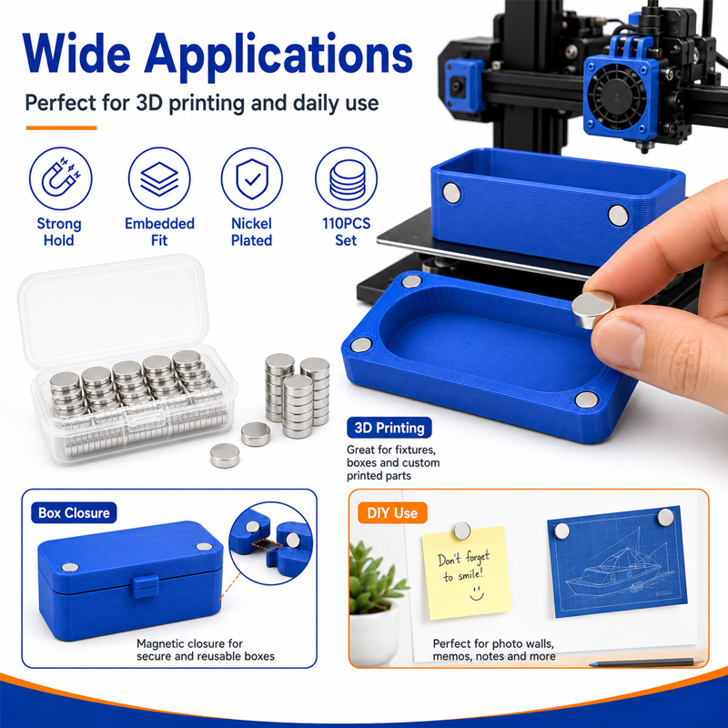 120pcs 3D Printing Magnets Set - Power Tools List ulasan dan harga