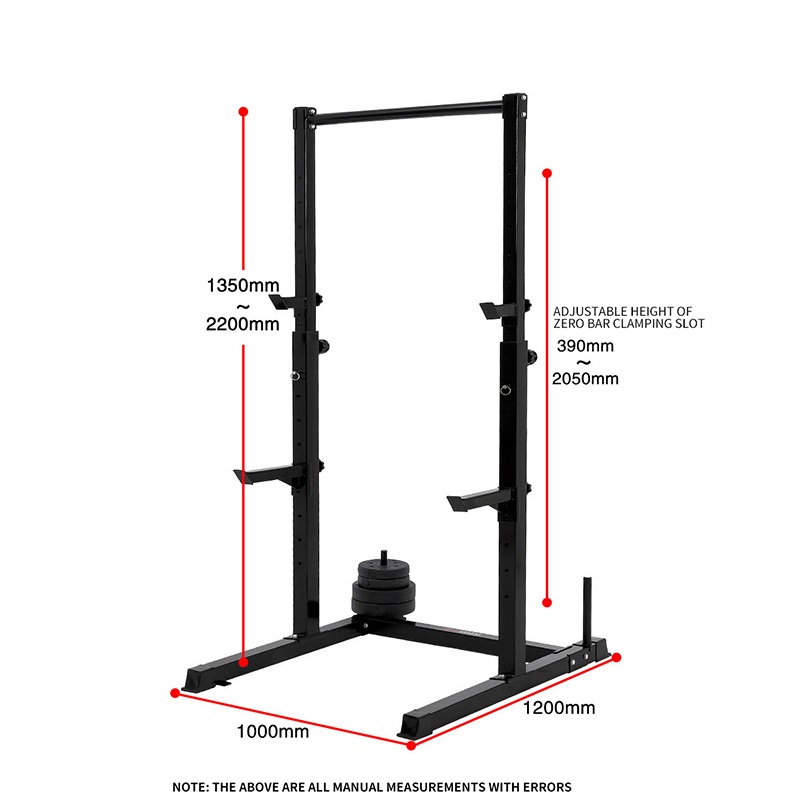 Adjustable Squat Rack Gym Squa - Power Tools Training ulasan dan harga