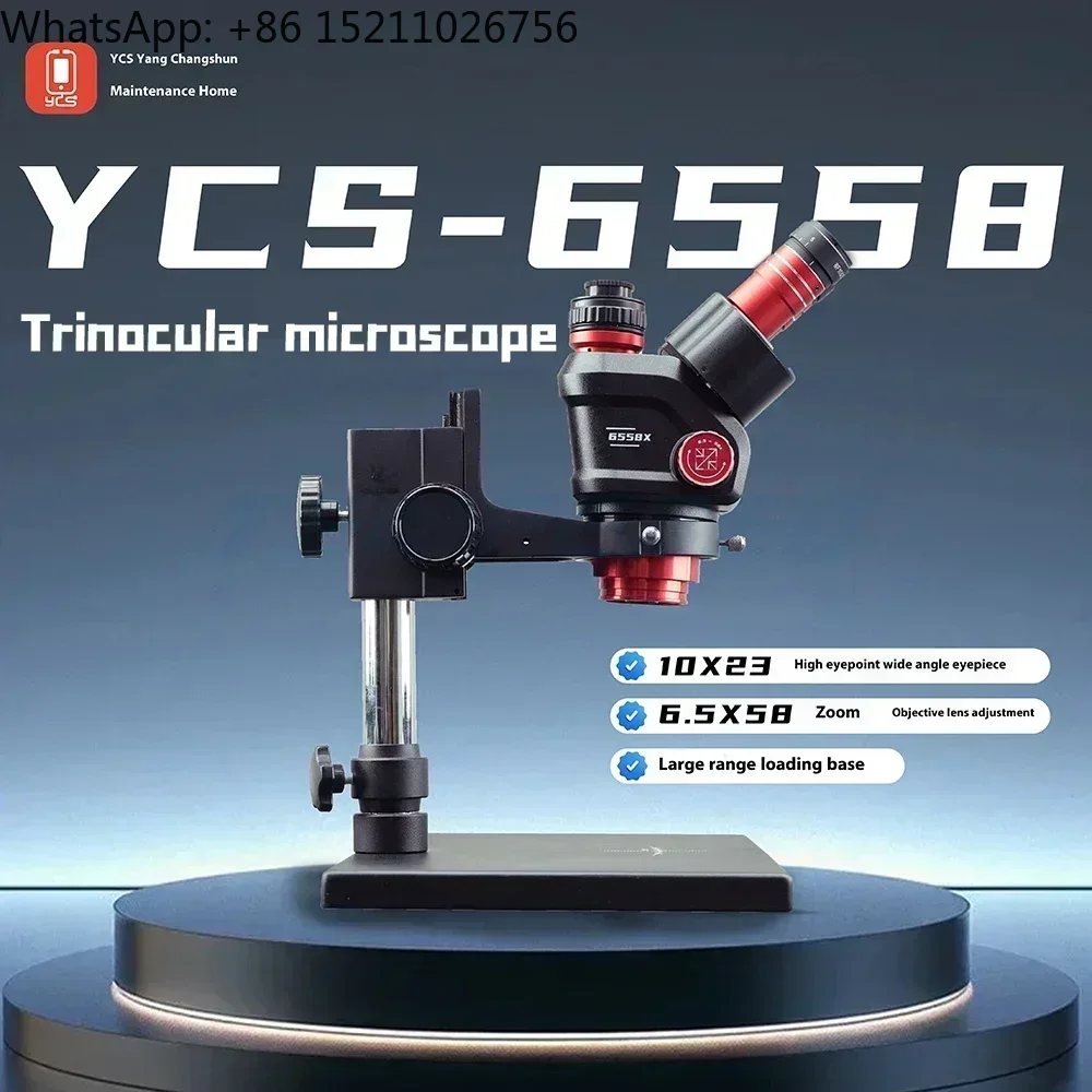 YCS 6558S HD Trinocular Micros - Power Tools Zoom ulasan dan harga