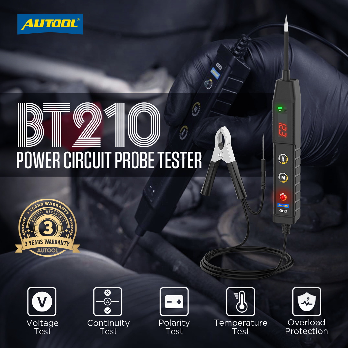 AUTOOL New BT210 Car Circuit T - Power Tools Voltage ulasan dan harga