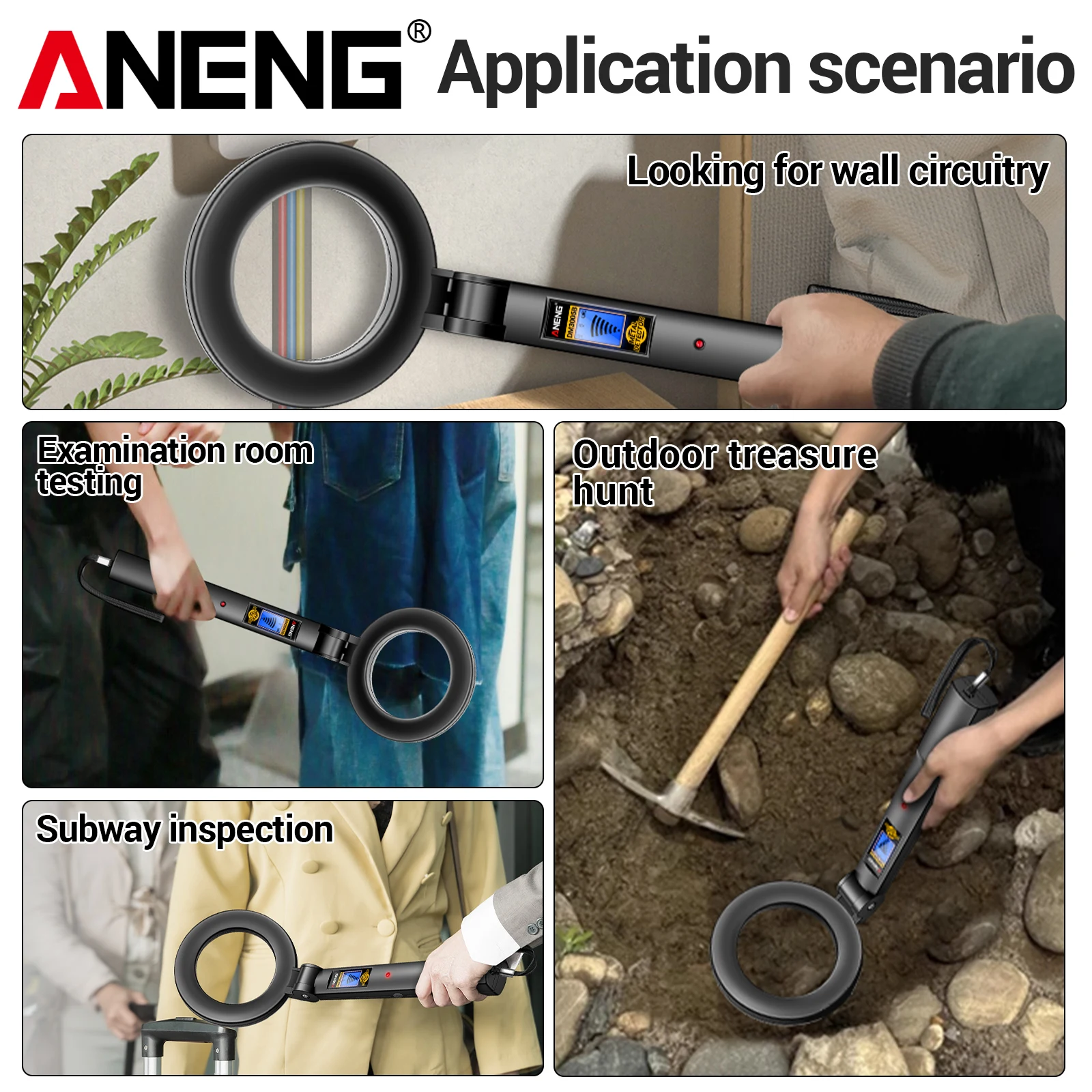 ANENG DM3005B handheld metal d - Power Tools Inspection ulasan dan harga