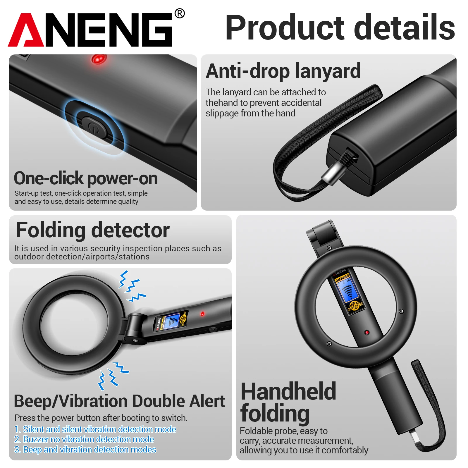 ANENG DM3005B handheld metal d - Power Tools Inspection ulasan dan harga