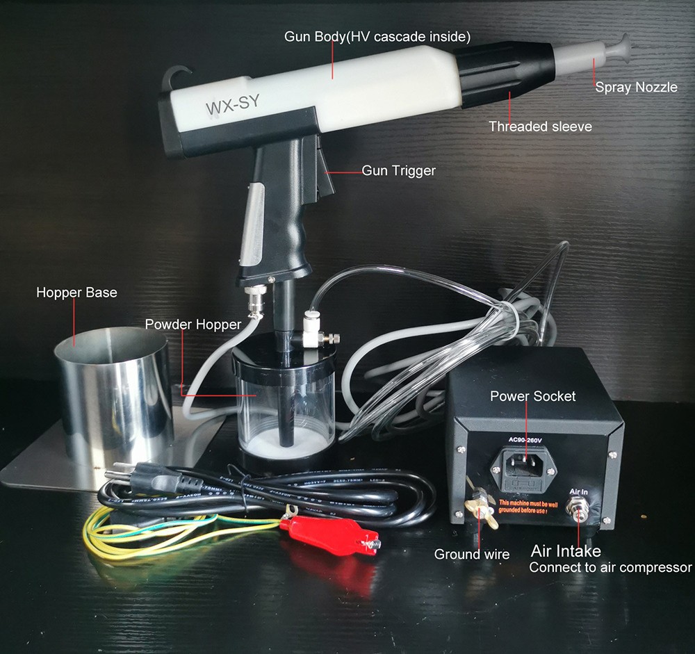 110V/220V Portable Powder Coat - Power Xt Tools ulasan dan harga