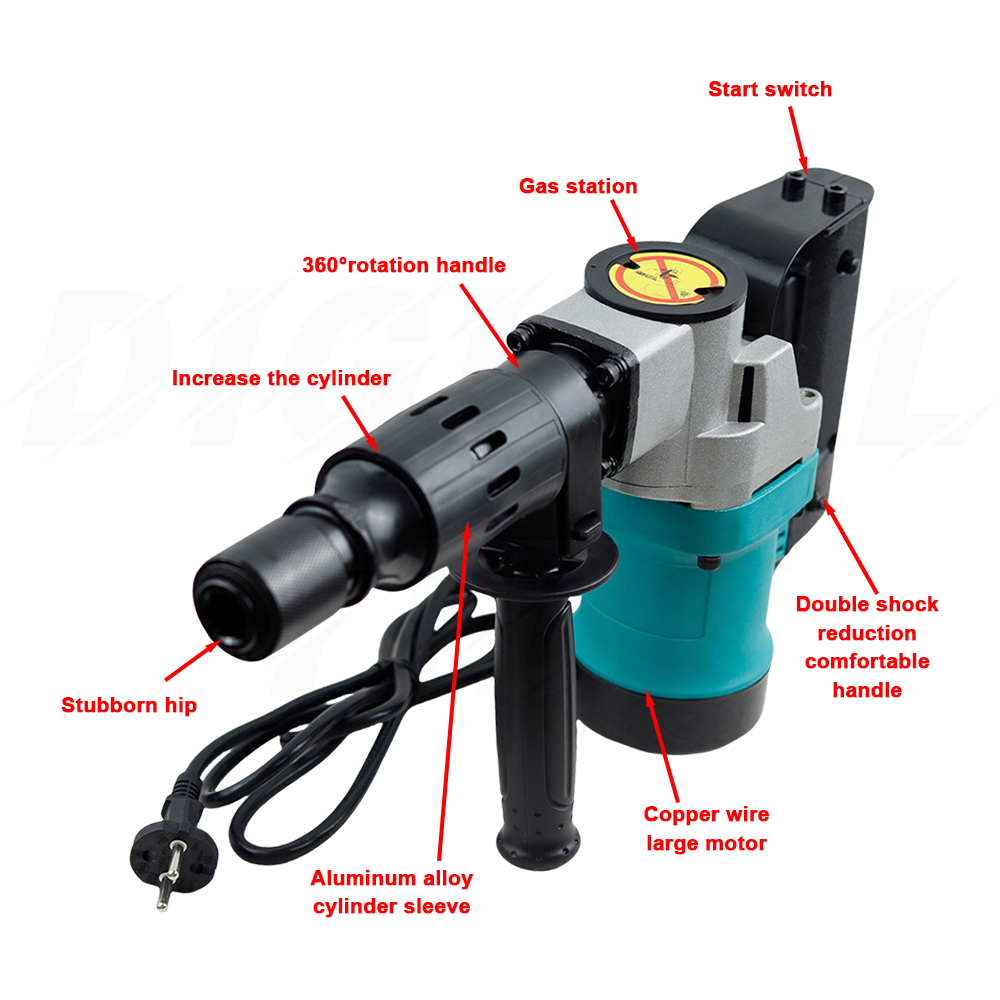 1200W Heavy Duty Electric Hamm - Power Tools In Construction ulasan dan harga