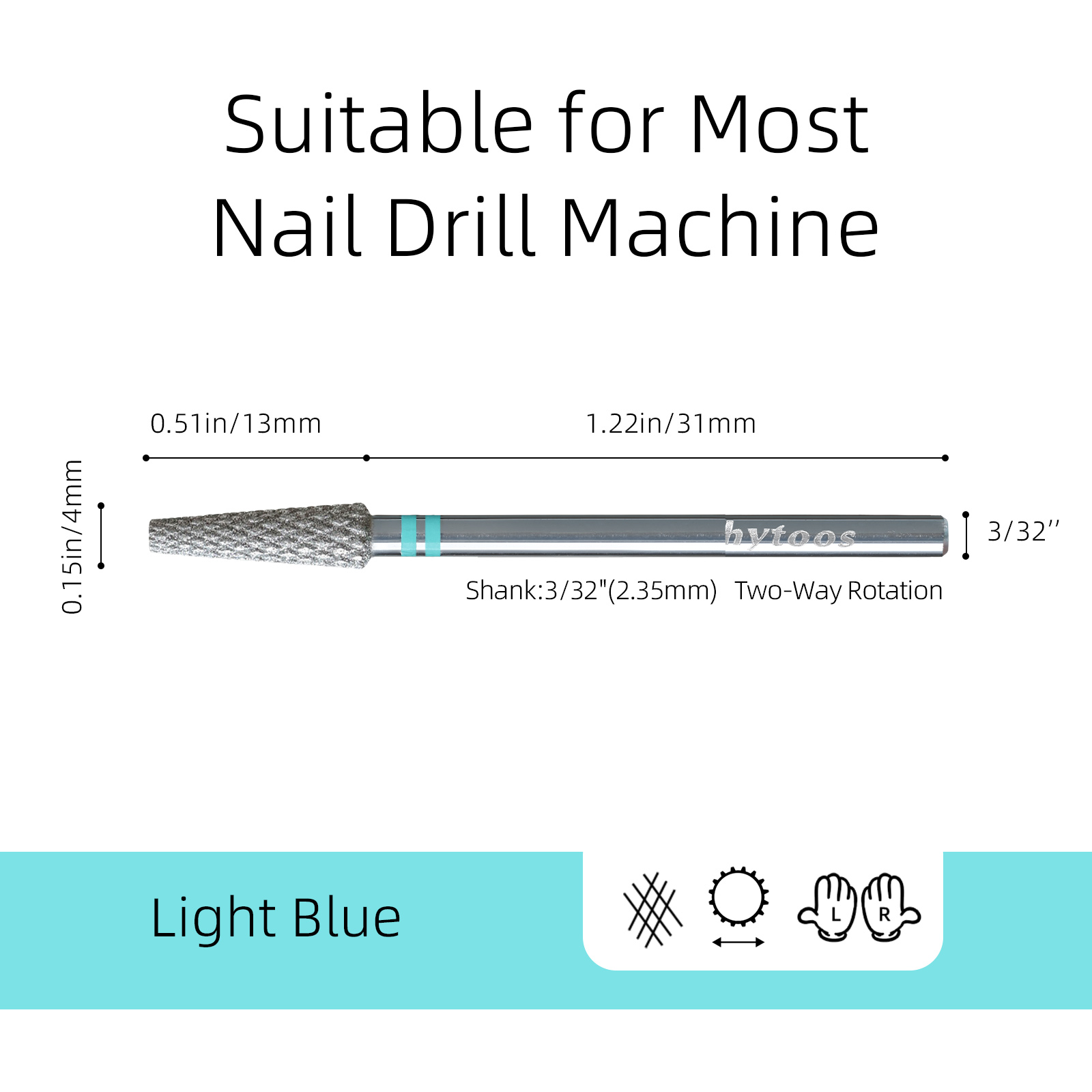HYTOOS 4*13mm Long Tapered Dia - Power Tools Review ulasan dan harga