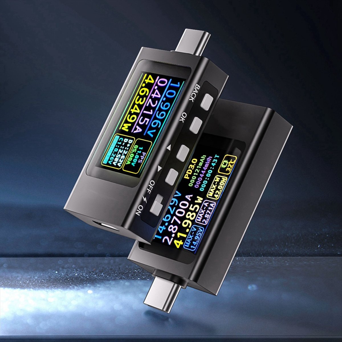 KWS-X1 Power Meter Type-C Test - Power Tools Voltage ulasan dan harga