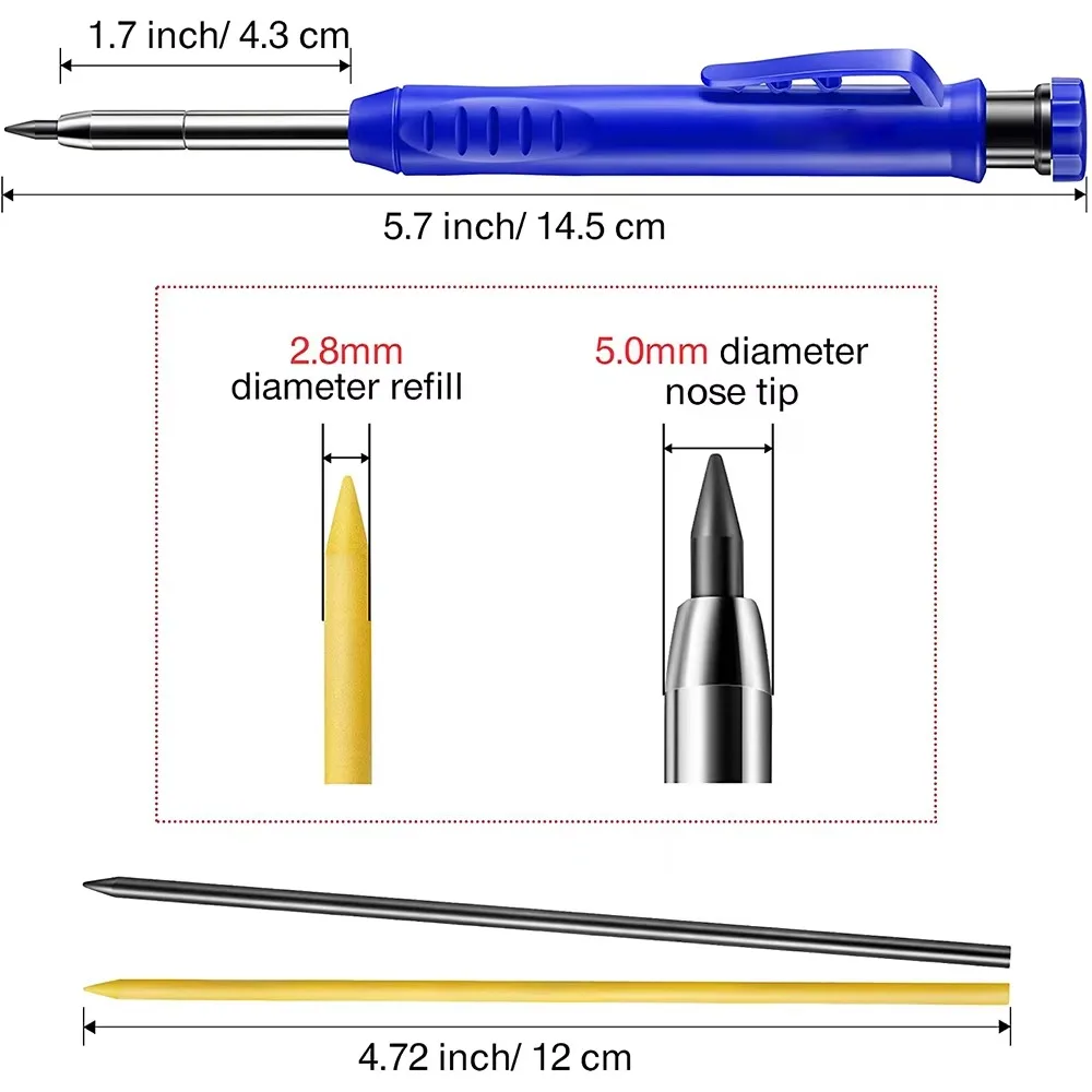 Solid Carpenter Pencil Set Woo - Power Tools Construction ulasan dan harga