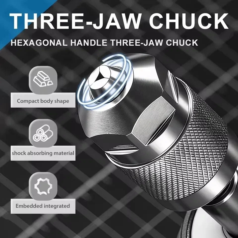 3-Jaw Keyless Drill Chuck Adap - Power Tools Review ulasan dan harga