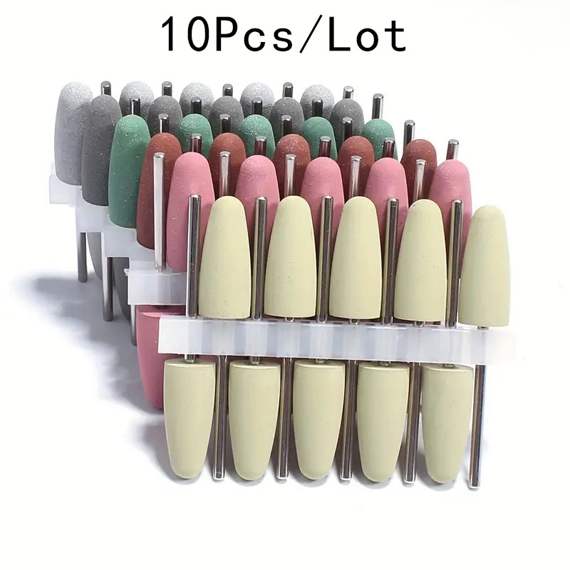 10pcs Silicone Nail Drill Bit  - Power Tools Review ulasan dan harga